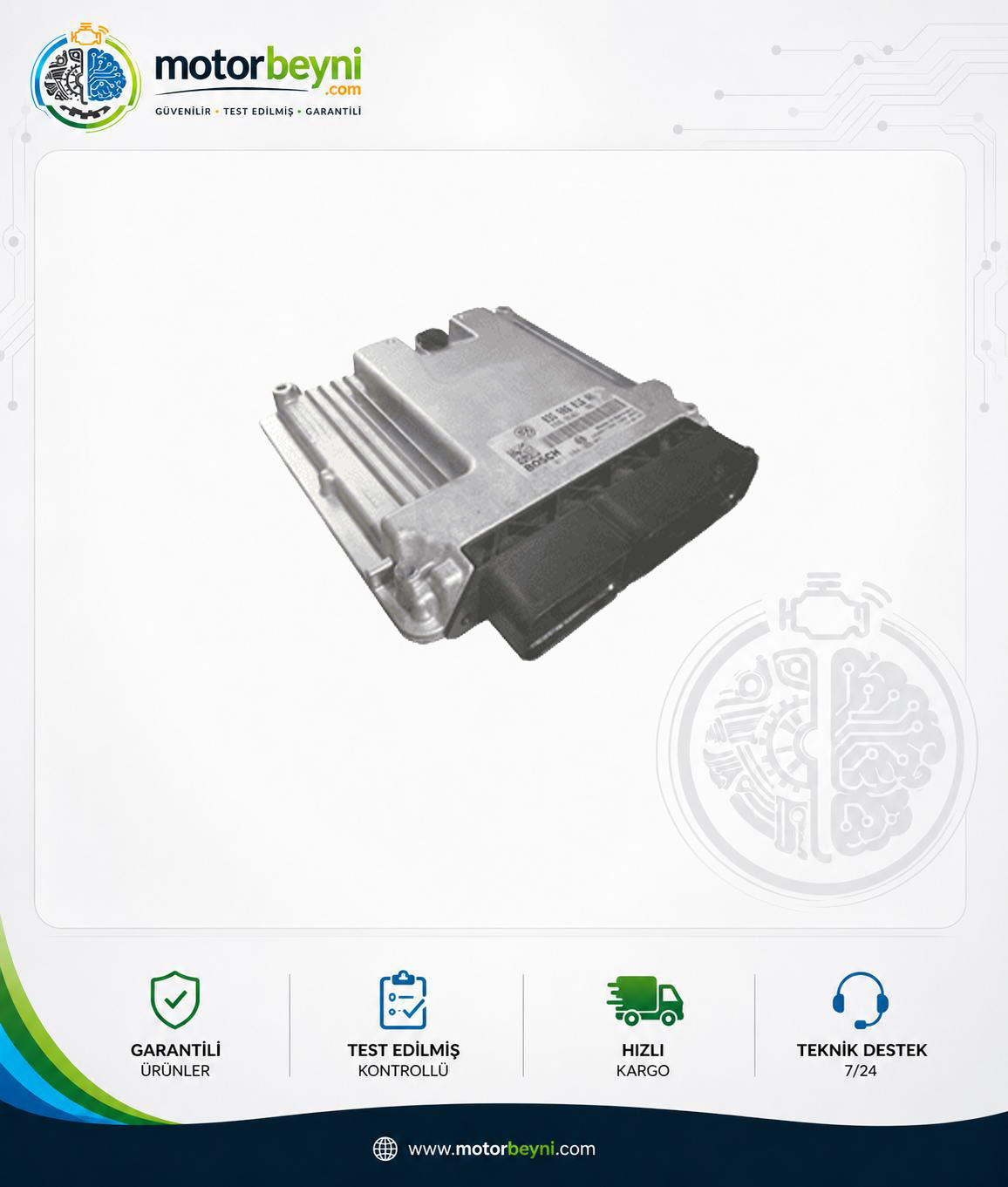 Audi A4 2.0 TDI Motor Beyni Bosch EDC17C46
